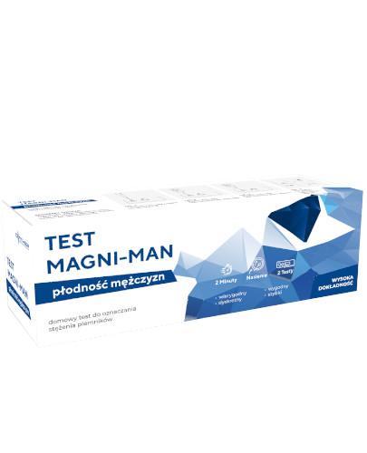 podgląd produktu Diather Test Magni-Man domowy test do oznaczania stężenia plemników 2 testy