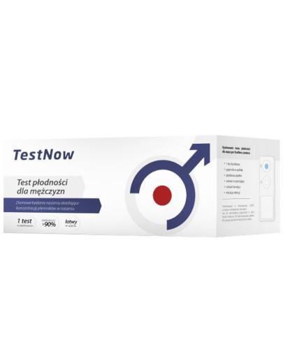 podgląd produktu Test płodności dla mężczyzn TestNow 1 test