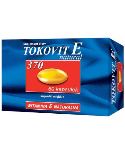 zdjęcie produktu Tokovit E Natural 370 60 kapsułek