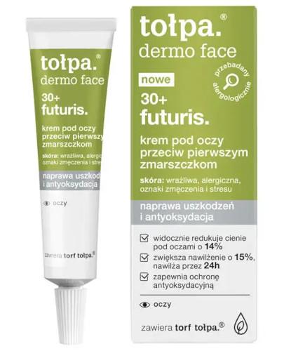 podgląd produktu Tołpa Dermo Face Futuris 30+ krem pod oczy przeciw pierwszym zmarszczkom 10 ml