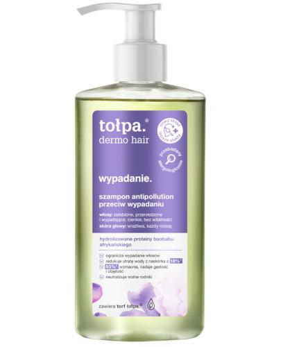 podgląd produktu Tołpa Dermo Hair Wypadanie szampon antipollution przeciw wypadaniu 250 ml 