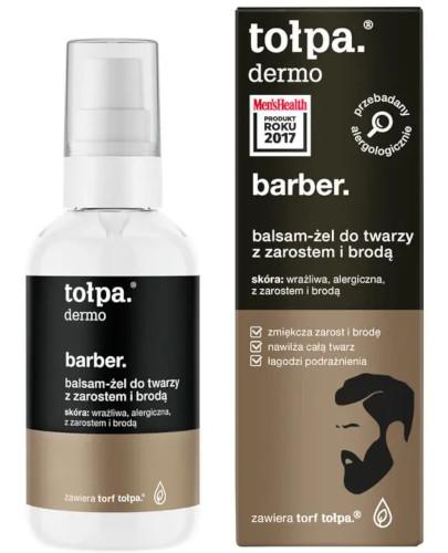 podgląd produktu Tołpa Dermo Men Barber balsam-żel do twarzy z zarostem i brodą 75 ml