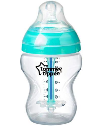podgląd produktu Tommee Tippee Advanced Anti-colic butelka antykolkowa ze smoczkiem o wolnym przepływie 0m+ zielona 260 ml [42256975]