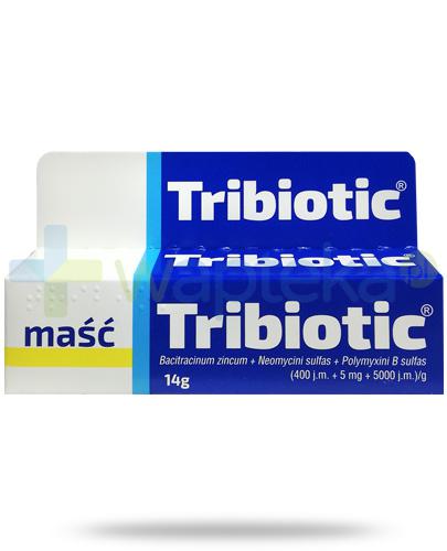 podgląd produktu Tribiotic (400 j.m. + 5 mg + 5000 j.m.)/g maść 14 g
