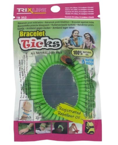 podgląd produktu Trix Stop Ticks bransoletka przeciw kleszczom 1 sztuka [TR352]