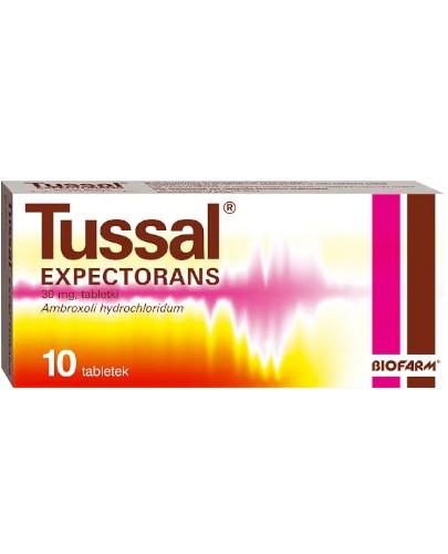 podgląd produktu Tussal Expectorans 30 mg 10 tabletek