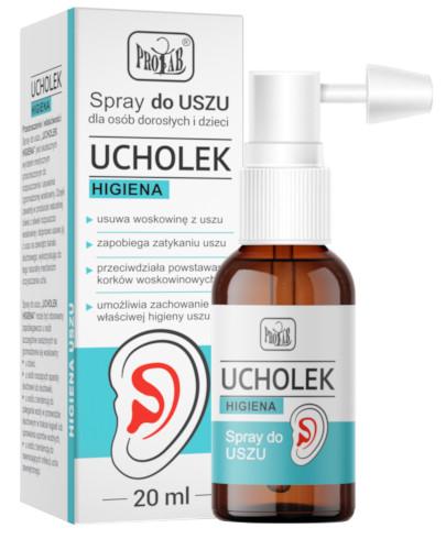 podgląd produktu Ucholek Higiena spray do uszu 20 ml