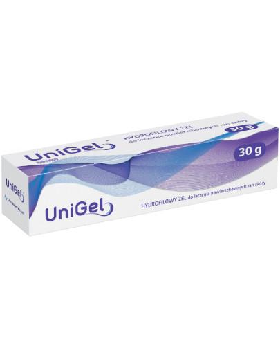 podgląd produktu UniGel hydrofilowy żel przyspieszający gojenie ran 30 g 
