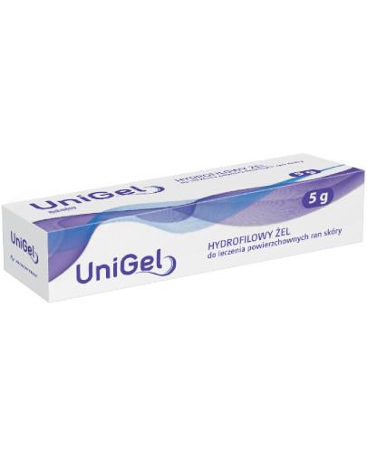 podgląd produktu UniGel hydrofilowy żel przyspieszający gojenie ran 5 g