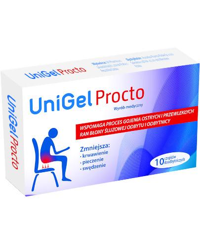 zdjęcie produktu UniGel Procto czopki doodbytnicze 10 sztuk