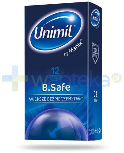 podgląd produktu Unimil B.Safe prezerwatywy 12 sztuk