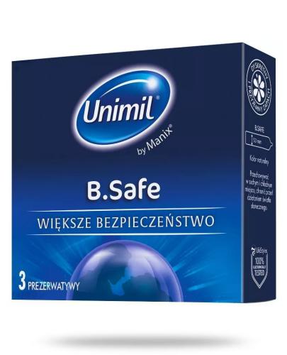 zdjęcie produktu Unimil B.Safe prezerwatywy 3 sztuki