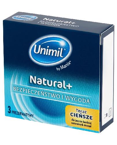 podgląd produktu Unimil Natural+ prezerwatywy 3 sztuki