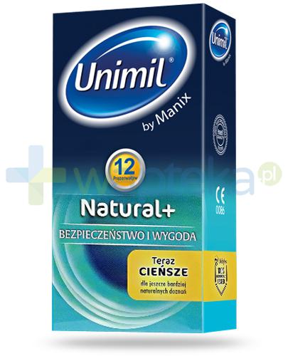 zdjęcie produktu Unimil Natural+ prezerwatywy 12 sztuk