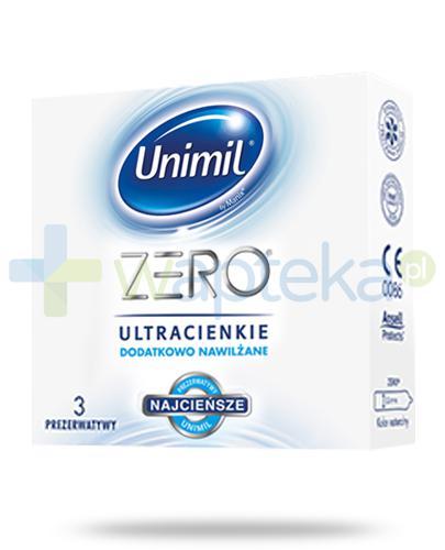 zdjęcie produktu Unimil Zero ultracienkie prezerwatywy 3 sztuki