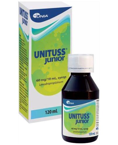 podgląd produktu Unituss Junior 60 mg/10ml syrop 120 ml