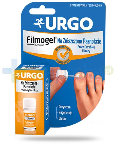 podgląd produktu Urgo na zniszczone paznokcie przez grzybicę i urazy, plaster w płynie 3,25 ml