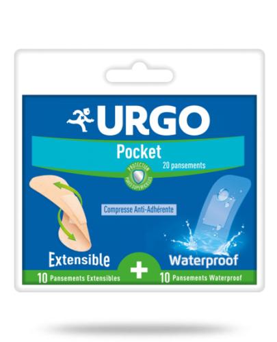 podgląd produktu Urgo Pocket plaster elastyczny 10 sztuk + plaster wodoodporny 10 sztuk