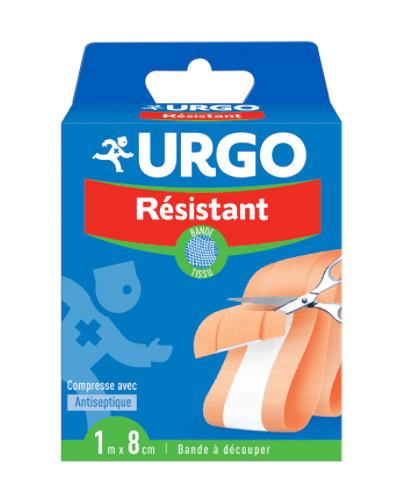 podgląd produktu Urgo Resistant to opatrunek do cięcia z kompresem antyseptycznym 1m x 8cm