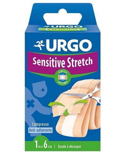 podgląd produktu Urgo Sensitive Stretch elastyczny opatrunek do cięcia 1m x 6cm