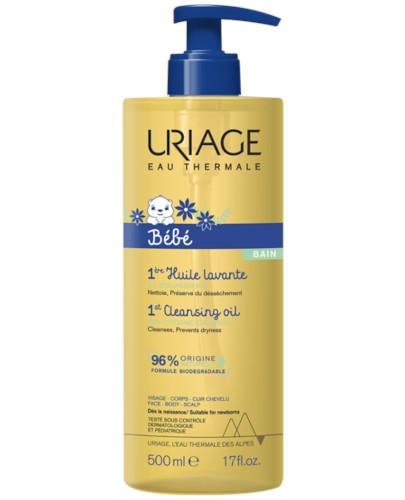 podgląd produktu Uriage Bebe 1st olejek oczyszczający dla dzieci 500 ml
