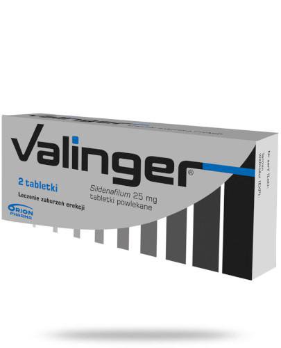 zdjęcie produktu Valinger 25mg leczenie zaburzeń erekcji 2 tabletki