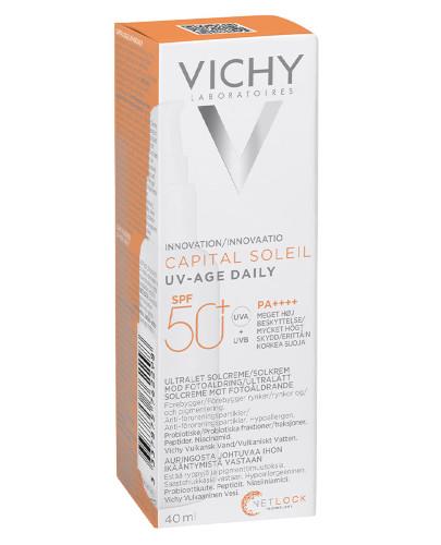 podgląd produktu Vichy Capital Soleil UV-AGE Daily Fluid przeciw fotostarzeniu się skóry SPF 50+ 40 ml