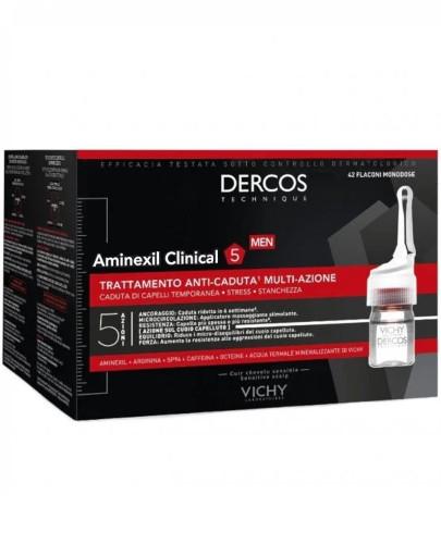 podgląd produktu Vichy Dercos Aminexil Clinical 5 kuracja przeciw wypadaniu włosów dla mężczyzn 42 ampułki