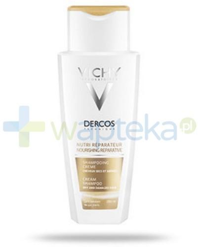 podgląd produktu Vichy Dercos Nutri-Riparatore szampon regenerująco naprawczy do włosów suchych 200 ml