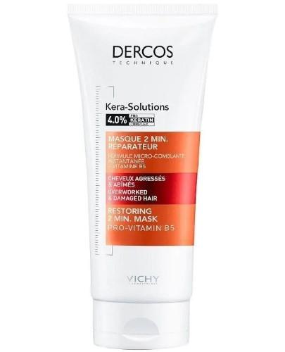 podgląd produktu Vichy Dercos Kera-Solutions maska odbudowująca 2-minutowa 200 ml