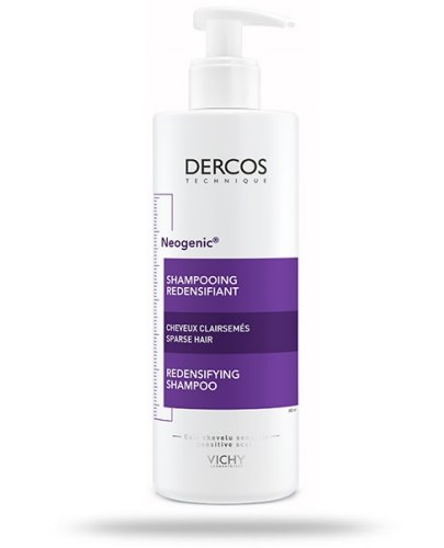 podgląd produktu Vichy Dercos Neogenic szampon przywracający gęstość ze Stemoxydine do włosów przerzedzonych 400 ml