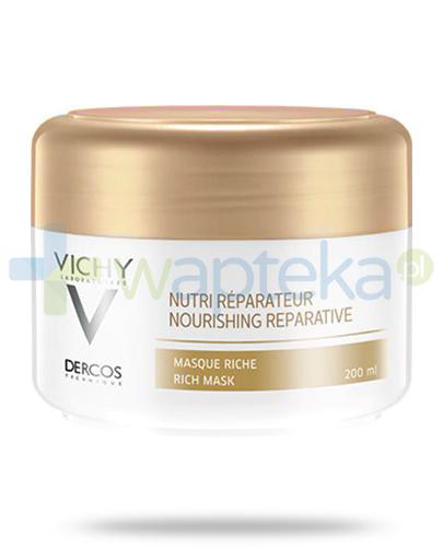 podgląd produktu Vichy Dercos Nourishing Reparative maska odżywczo regenerująco naprawcza do włosów suchych 200 ml