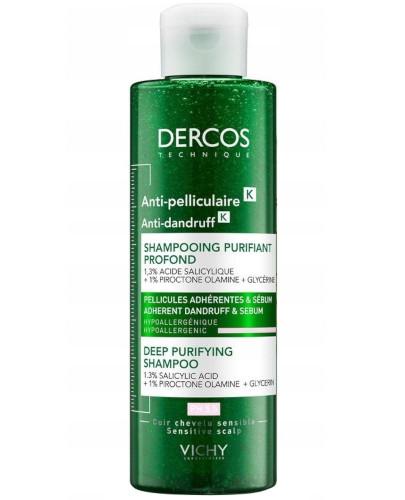 podgląd produktu Vichy Dercos oczyszczający szampon przeciwłupieżowy K 250 ml