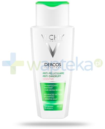 podgląd produktu Vichy Dercos Sensitive szampon przeciwłupieżowy do skóry wrażliwej 200ml