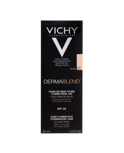 zdjęcie produktu Vichy Dermablend fluid korygujący nr 25 o przedłużonej trwałości 30 ml