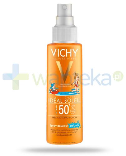 podgląd produktu Vichy Ideal Soleil Capital SPF50+ delikatny spray dla dzieci 200 ml 