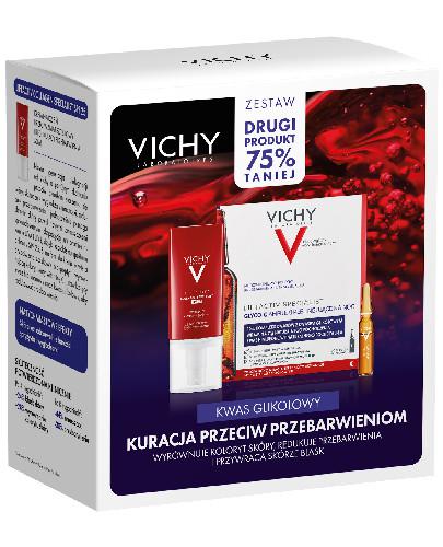 podgląd produktu Vichy Kuracja przeciw przebarwieniom krem przeciwzmarszczkowy na dzień 50 ml + Ampułki peelingujące na noc 10 x 2 ml [ZESTAW]