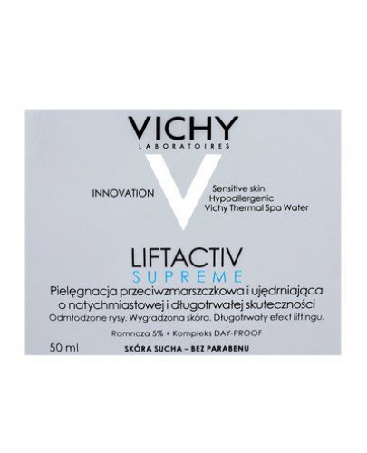 podgląd produktu Vichy Liftactiv Supreme Pielęgnacja korygująca dzienne starzenie skóry do skóry suchej 50 ml