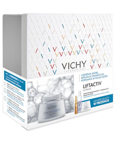 podgląd produktu Vichy Liftactiv Supreme XMASS przeciwzmarszczkowy i ujędrniający krem na dzień 50 ml + 3 miniprodukty [ZESTAW]