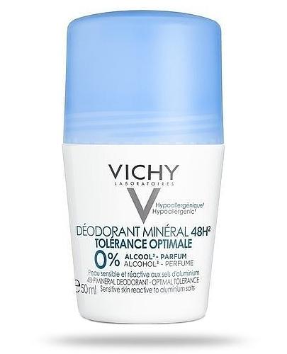 podgląd produktu Vichy Mineral Tolerance Optimal 48h dezodorant mineralny w kulce 50 ml