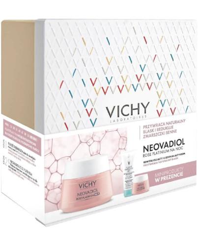 podgląd produktu Vichy Neovadiol Rose Platinium XMASS krem do twarzy wzmacniająco-rewitalizujący na noc 50 ml + 2 miniprodukty [ZESTAW]