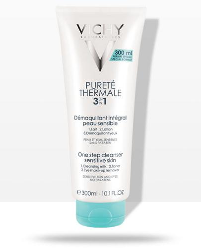 podgląd produktu Vichy Purete Thermale preparat do demakijażu twarzy i oczu 3w1 odpowiedni dla skóry wrażliwej 300 ml