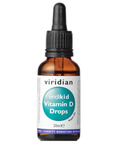podgląd produktu Viridian Viridikid Witamina D w kropelkach dla dzieci 30 ml