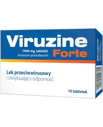 podgląd produktu Viruzine Forte 1000 mg 10 tabletek