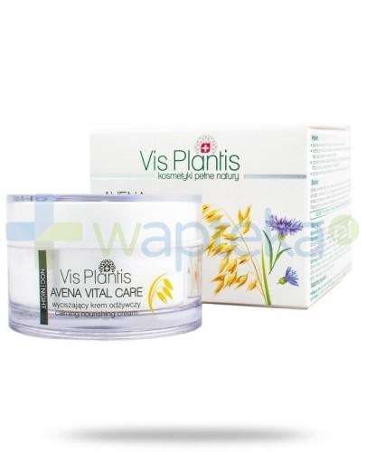 podgląd produktu Vis Plantis Avena Vital Care krem wyciszający do skóry wrażliwej owies + bławatek na noc 50 ml Elfa Pharm 