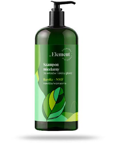 zdjęcie produktu Element szampon micelarny do włosów i skóry głowy bazylia + NMF 500 ml