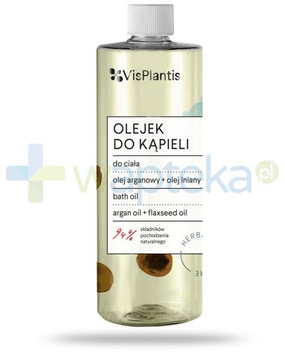 podgląd produktu Vis Plantis olejek do kąpieli z olejem arganowym i olejem lnianym 300 ml Elfa Pharm