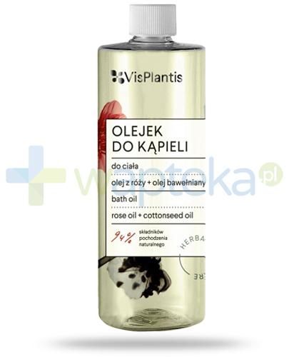 podgląd produktu Vis Plantis olejek do kąpieli z olejem z róży i olejem bawełnianym 300 ml Elfa Pharm