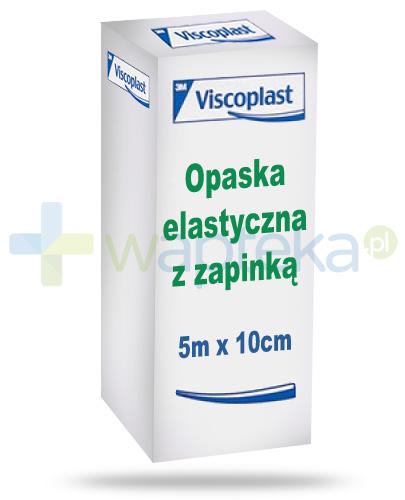 podgląd produktu Viscoplast opaska elastyczna z zapinką 5m x 10cm 1 sztuka