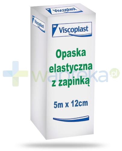 podgląd produktu Viscoplast opaska elastyczna z zapinką 5m x 12cm 1 sztuka